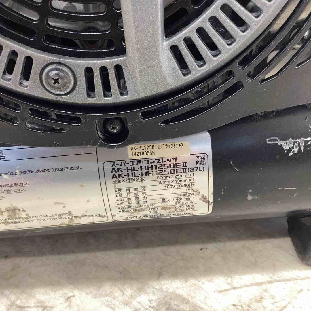 ◇マックス(MAX) エアコンプレッサー AK-HL1250E2 ブラック【越谷店】