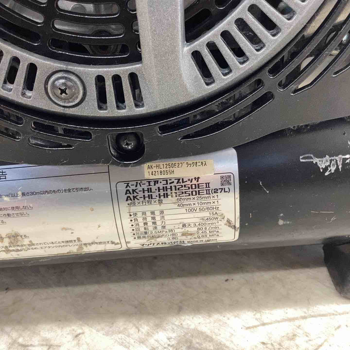 ◇マックス(MAX) エアコンプレッサー AK-HL1250E2 ブラック【越谷店】