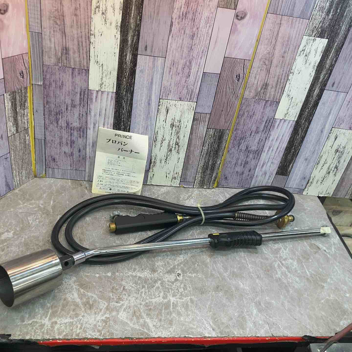 【未使用品】◇PRINCE フカシロ プロパンバーナー 8号 3M L8 長期保管品【八潮店】