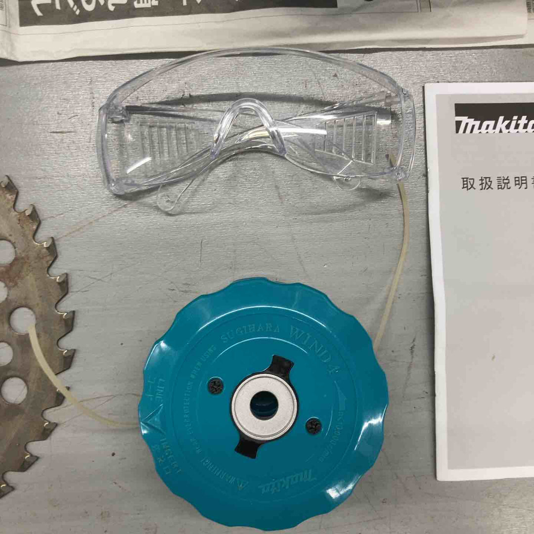 【美品】makita 刈刃アタッチメントEM402MP【7D6】＋ 充電式スプリットモータMUX18DZ【719】セット品【戸田店】