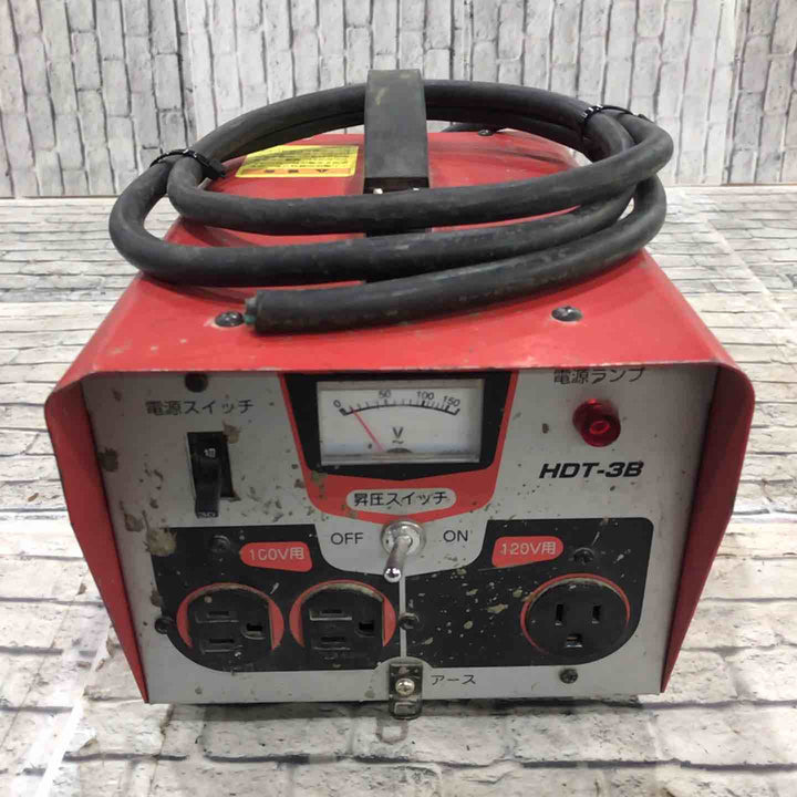 【ジャンク品】◇コンセック(旧:発研/Hakken) 昇圧トランス HDT-3B 保証なし【川口店】
