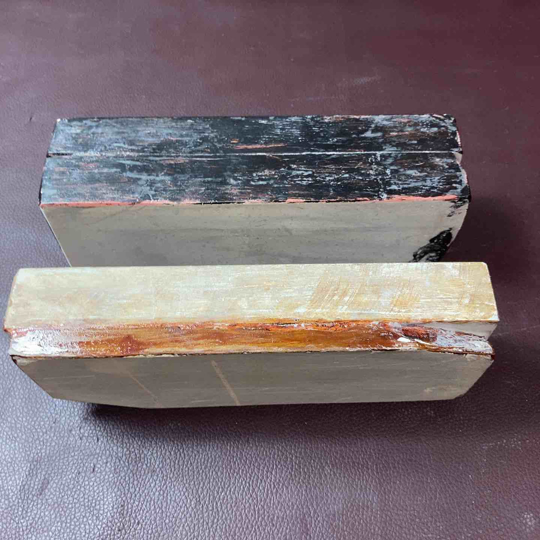 【中古品】 天然砥石 上野御蔵砥石 2個まとめセット 総重量約3.5Kg 鑿・鉋・大工道具 天然 砥石 【東大和店】