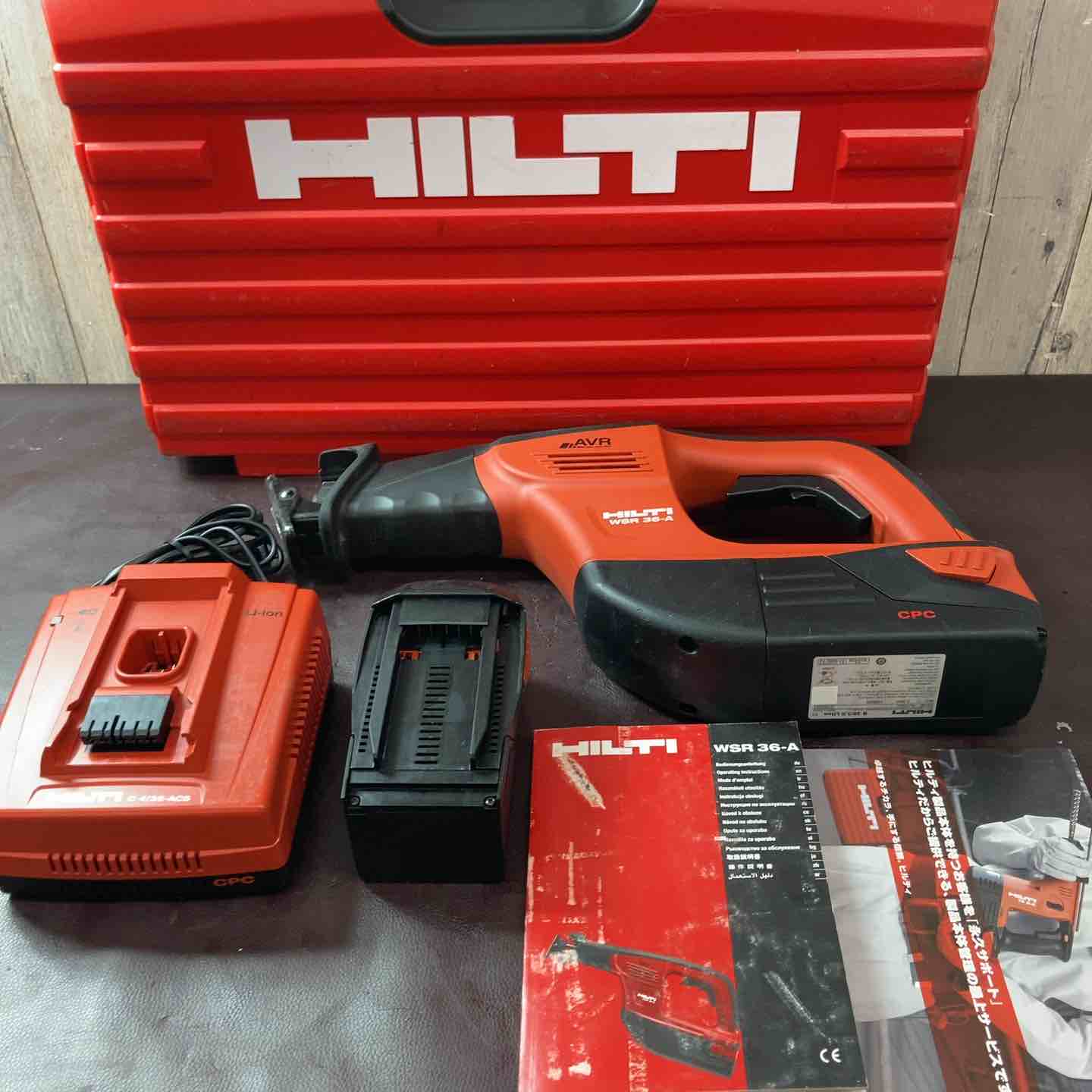 HILTI ヒルティ WSR36-A コードレスレシプロソー 充電式 充電式 