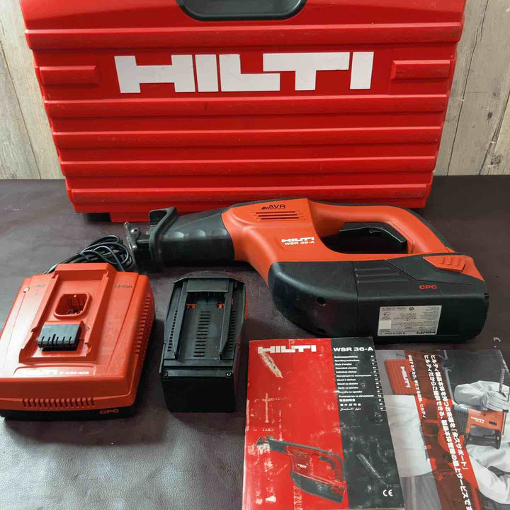 【中古品】 ヒルティ(HILTI) コードレスレシプロソー WSR36-A 充電式ノコギリ 【東大和店】