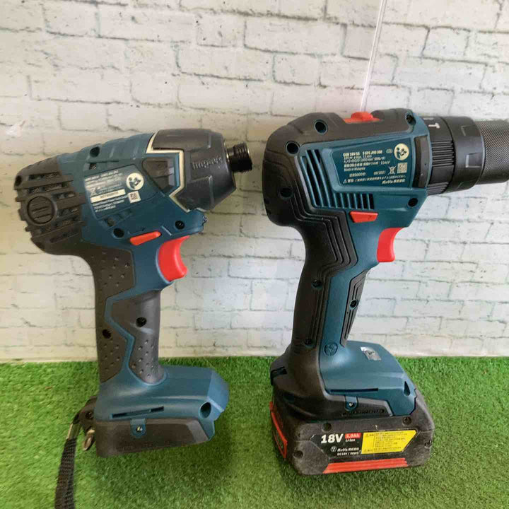 BOSCH 18v インパクトドライバ GDR18V-Li ドリルドドライバ GSB18V-55 【町田店】