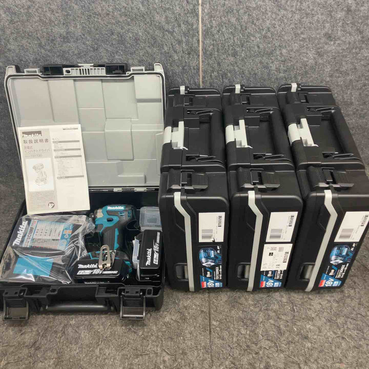 マキタ makita 18V インパクトドライバ TD173DRGX 青 フルセット 4台セット 送料無料【鴻巣店】