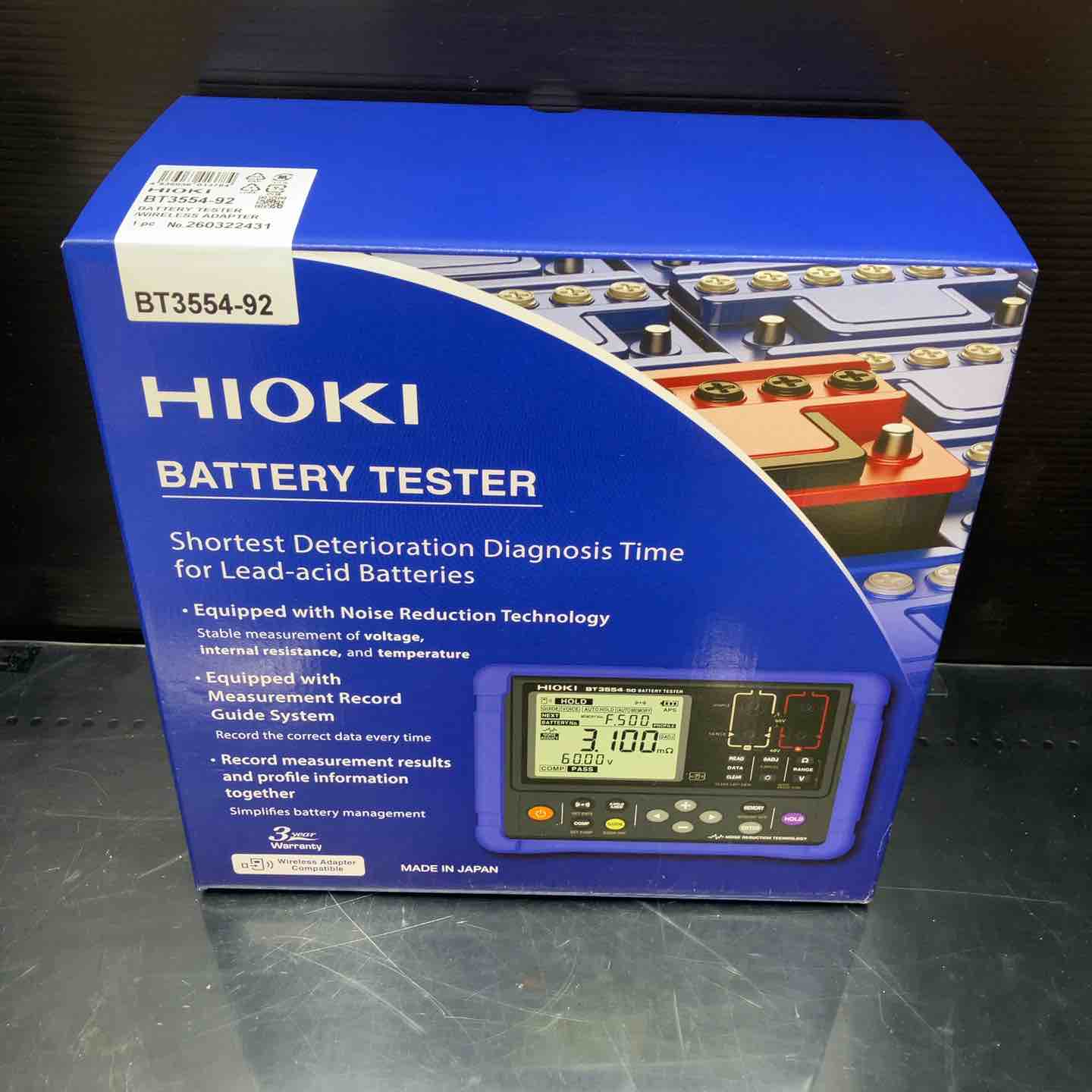売り切り！【未使用品】日置電機(HIOKI) バッテリテスタ BT3554-92【川越店】 売り切り！【未使用品】日置電機(HIOKI) バッテリテスタ BT3554-92