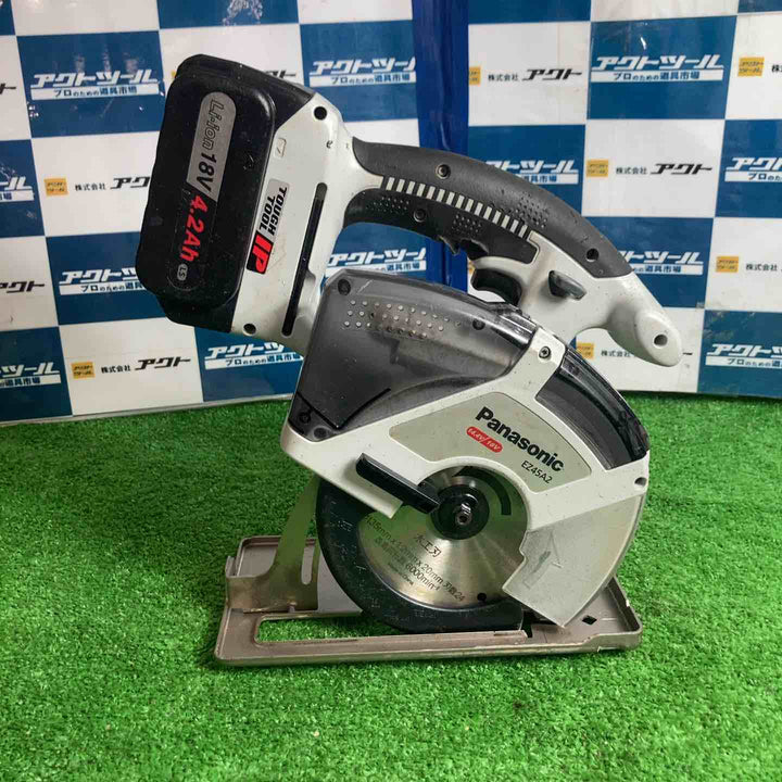 ◇パナソニック(Panasonic) コードレスチップソーカッター EZ45A2X-H 本体 グレー【草加店】
