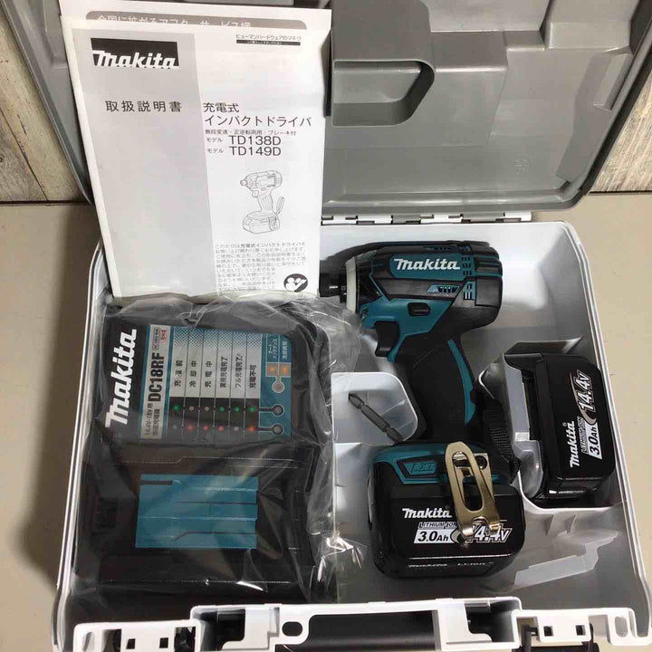 ★マキタ(makita) コードレスインパクトドライバー TD138DRFX【戸田店】