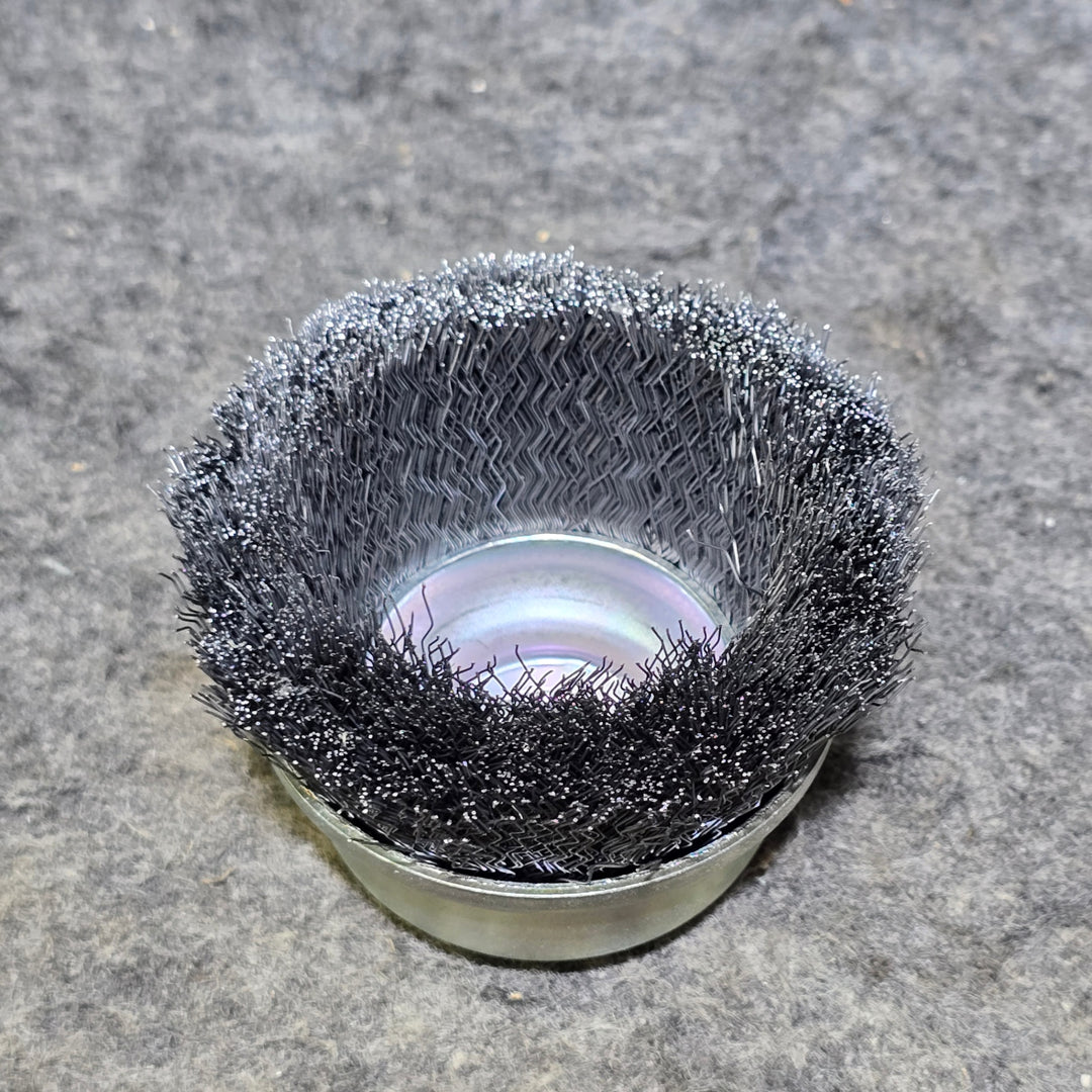 【未使用品】高島産業 ジスクグラインダー100mm用 Φ75mm カップ型 ワイヤーブラシ 10個セット【桶川店】