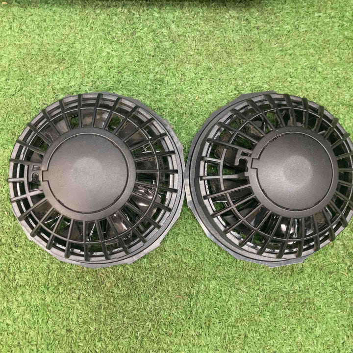 ▼長期保管品　ブレイン　７．４Ｖ胸スイッチ式用ファンユニット（ファン２個／バッテリー／充電器）　ＢＲ－２８３【川越店】