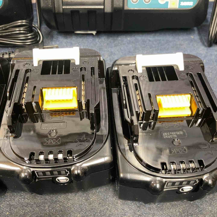 マキタ(makita) リチウムイオンバッテリー 18V/6.0Ah BL1860B 4個 + 急速充電器 DC18RF 2個セット【八潮店】