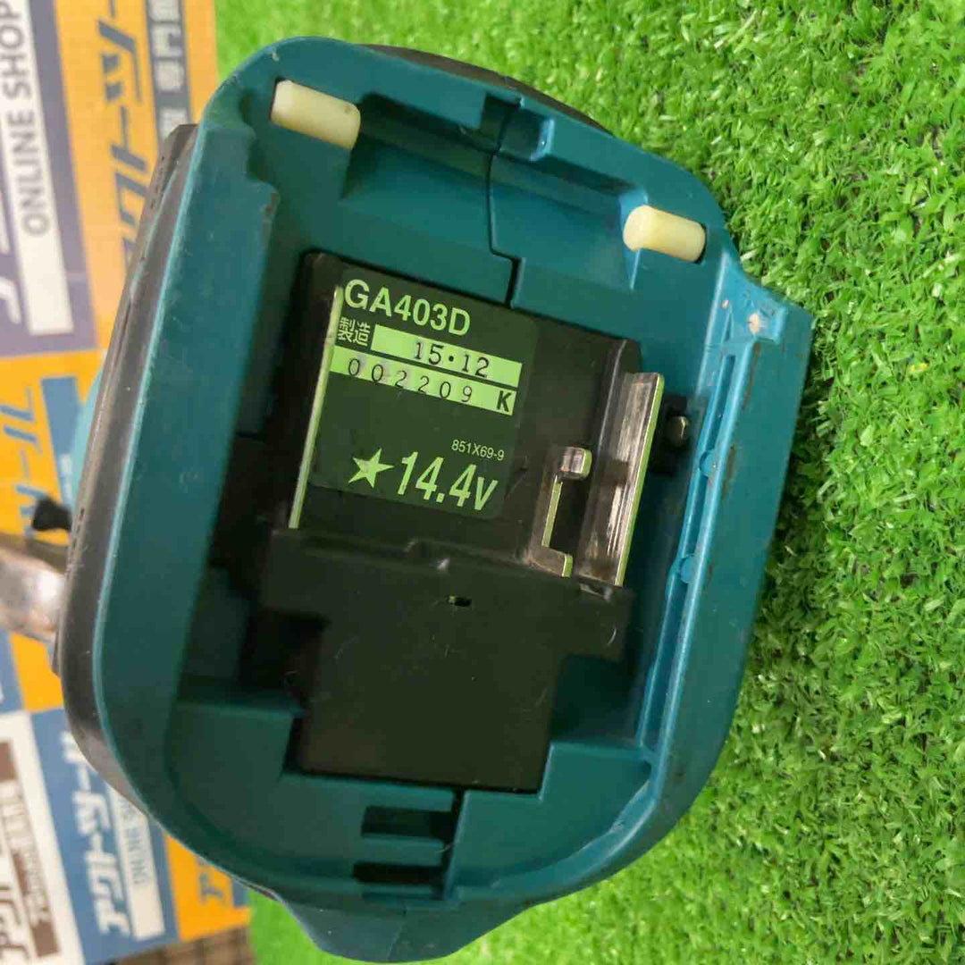 ☆マキタ(makita) 100mmコードレスディスクグラインダ GA403DZ【草加店】