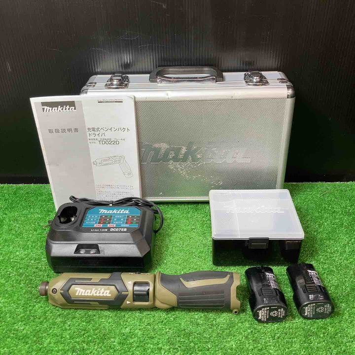 ★マキタ(makita) コードレスペンインパクトドライバー TD022DSHXO スイッチ部一部破損有り【岩槻店】