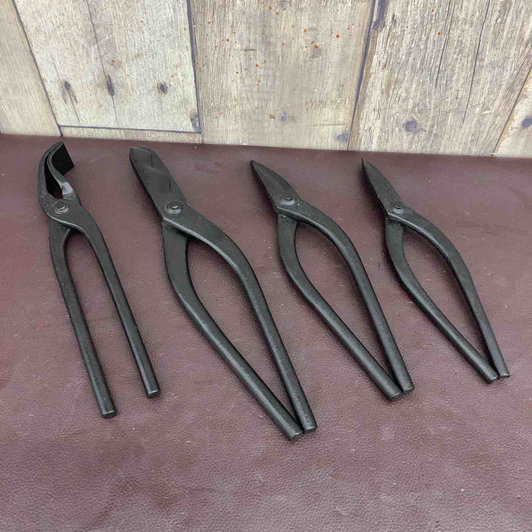 【中古品】【まとめ売り】板金ばさみ 掴み 4本まとめ ハサミ：〇光？・特製〇善・吉清 掴み：正治光【東大和店】