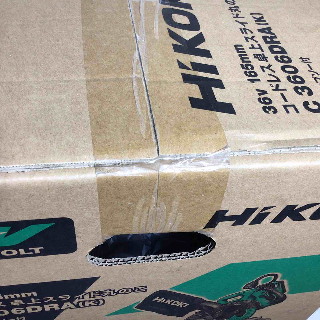 ◇HiKOKI(ハイコーキ) 36V 充電式 卓上スライド丸のこ 刃径165mm  C3606DRA(K)(XPSZ)【戸田店】