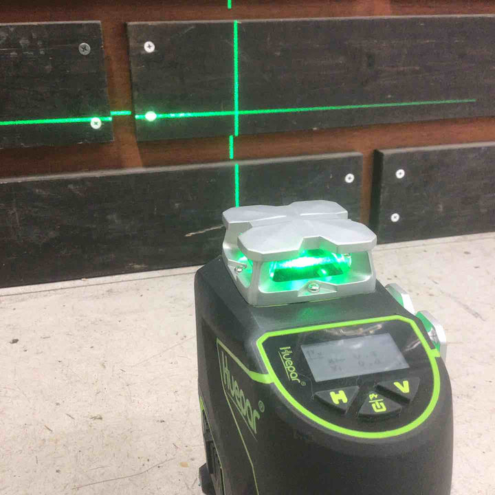 【現状品】 ヒューパー/Huepar グリーン レーザー墨出し器  S04CG 【鴻巣店】