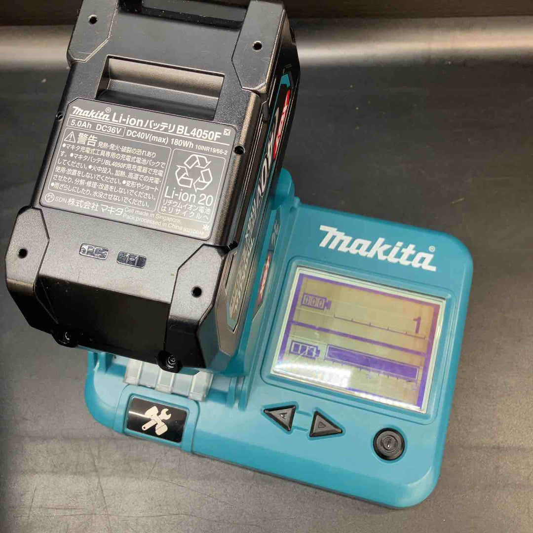 【極美品】★マキタ(makita) リチウムイオンバッテリー 40Vmax/5.0Ah BL4050F 充電回数1回【川越店】