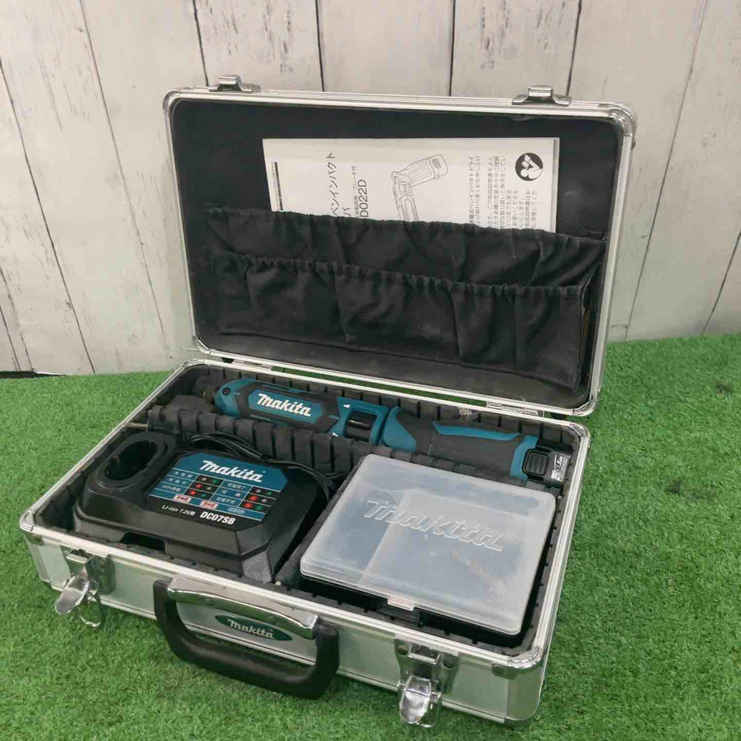 ★マキタ(makita) コードレスペンインパクトドライバー TD022DSHX 7.2V フルセット 動作確認済【川口店】