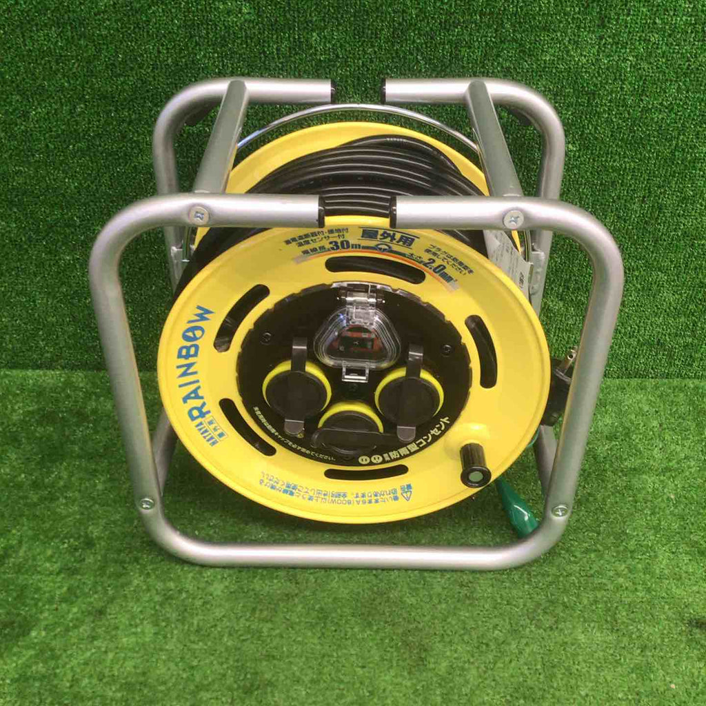 中古美品】 ハタヤ/HATAYA 段積みリールケーブルタイプ DSBE-30KC 30m 