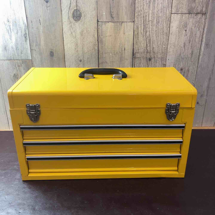 【中古品】 ディーン(DEEN) 三段トップチェスト 限定色イエロー 【東大和店】