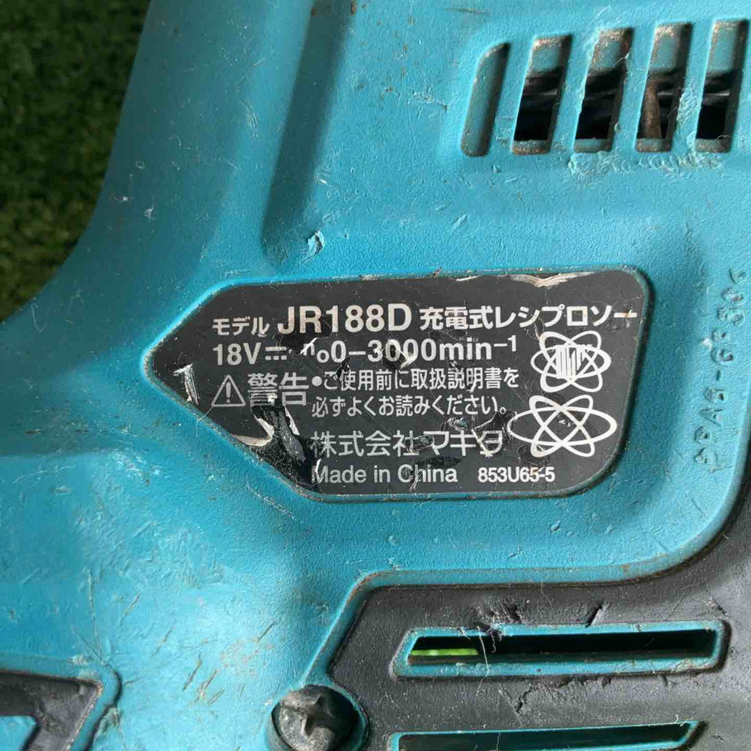 ☆マキタ(makita) コードレスレシプロソー 本体のみ JR188DZ【草加店】