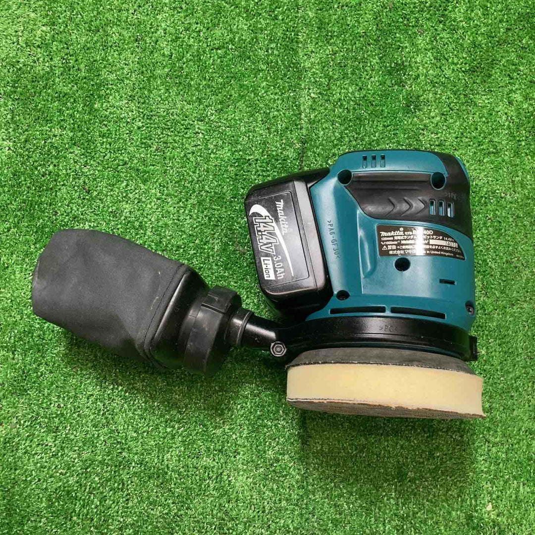 ☆マキタ(makita) コードレスランダムオービットサンダ BO140DZ 14.4V3.0Ahバッテリー1個付き【桶川店】