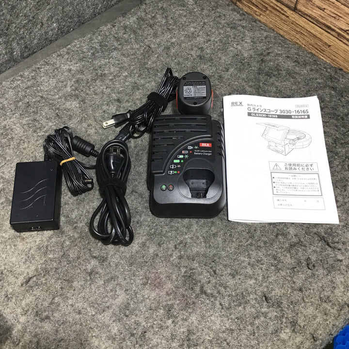 【中古・動作確認済】 REX 管内カメラ GラインスコープGLS3030 【桶川店】