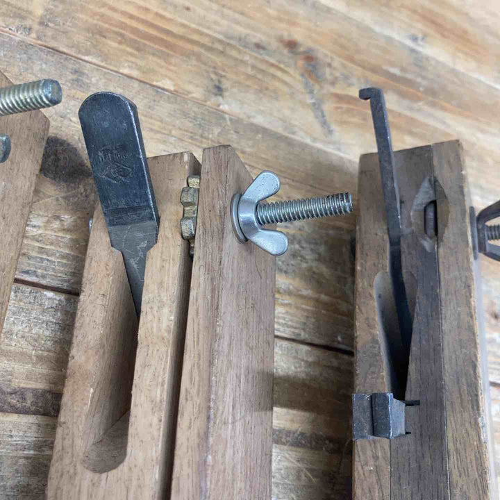 【中古品】 作者不明 組鉋 4個セット 鉋 かんな カンナ 和工具 大工道具 鑿 のみ 鋸 のこ 【東大和店】