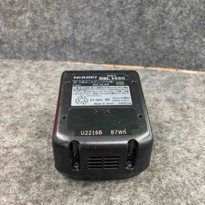 ★ハイコーキ(HIKOKI ※旧:日立工機) リチウムイオンバッテリー 14.4V/6.0Ah BSL1460【鴻巣店】