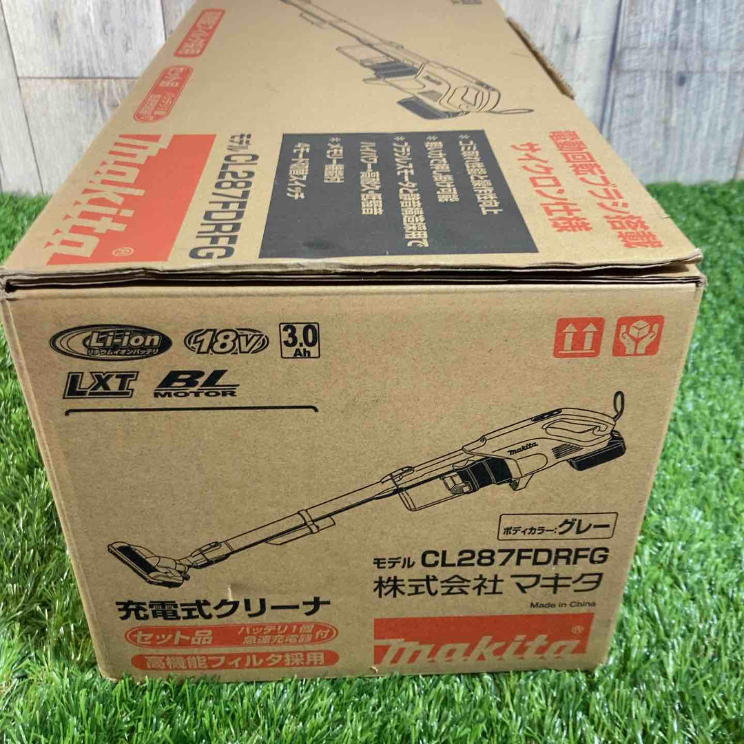 ★マキタ(makita) 18V コードレスクリーナー CL287FDRFG(バッテリ・充電器付)【戸田店】