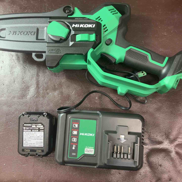 【未使用(店頭展示品)】★ハイコーキ(HIKOKI ※旧:日立工機) コードレスチェンソー CS1210DD(BS)【東大和店】