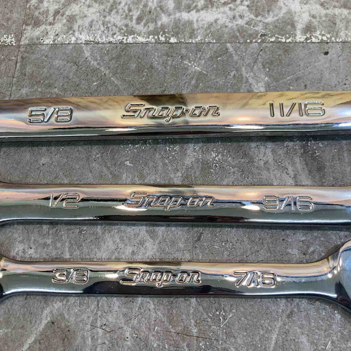 スナップオン(Snap-on) オープンエンドレンチ VO2022B、VO1618B、VO1214B　3点セット【八潮店】