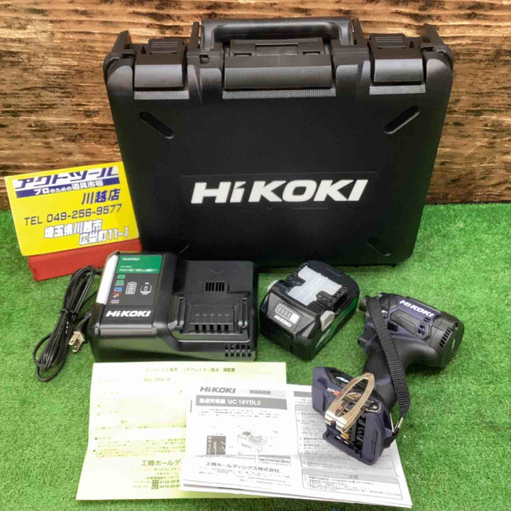 ★ハイコーキ(HIKOKI ※旧:日立工機) コードレスインパクトドライバー WH36DC(2XPD)【川越店】