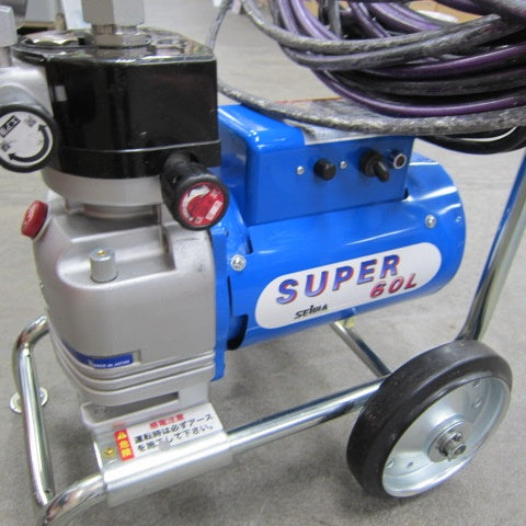 【店頭受取り限定】精和 エアレス塗装機スーパー60L ABPFL14PK005【川崎店】