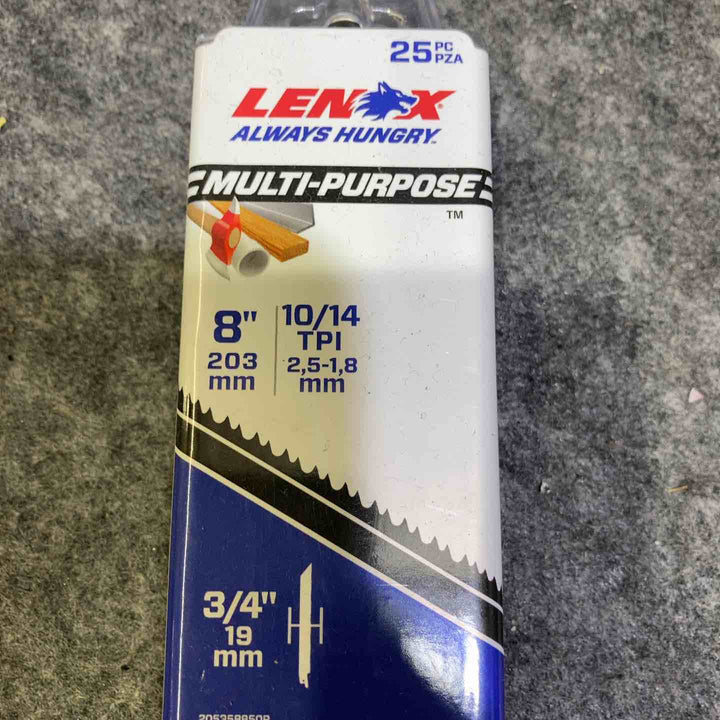 【6箱セット】 レノックス(LENOX) 200mm セーバーソーブレード 25枚入 【桶川店】