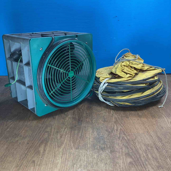 【中古品】◇エバラ(荏原製作所) 送風機 APM6 ポータブルファン ★約4Mのダクト付き！【岩槻店】
