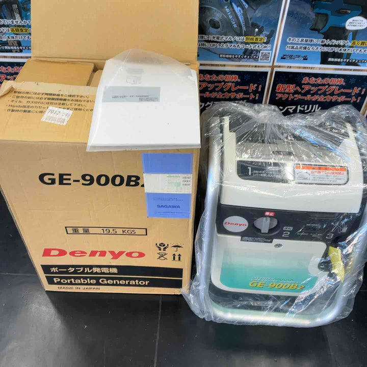 デンヨー エンジン発電機 ポータブルガスエンジン GE-900B2【藤沢店】