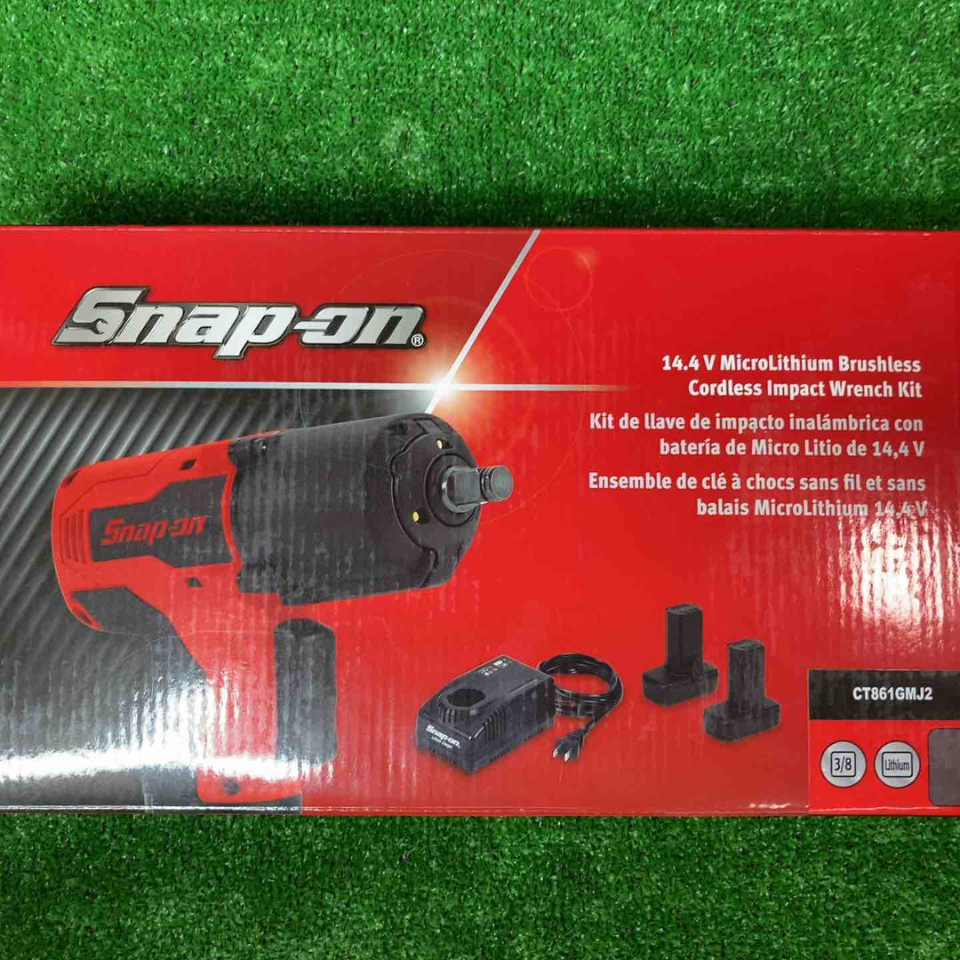 スナップオン/Snap-on 14.4V 3/8sq コードレスインパクトレンチ CT861GMJ2 ガンメタ バッテリー2個付きフルセット【岩槻店】