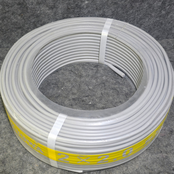 【未使用品・製造令和6年】協和電線工業 VVFケーブル 2×2.0mm 100m 灰色（VVF2.0×2C×100M）【桶川店】