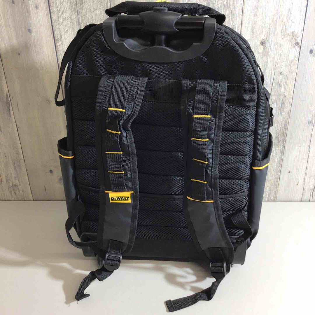 【美品】デウォルト(DEWALT) 防水仕様 キャスター付き バックパック リュック 黄色 イエロー【戸田店】
