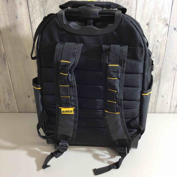 【美品】デウォルト(DEWALT) 防水仕様 キャスター付き バックパック リュック 黄色 イエロー【戸田店】