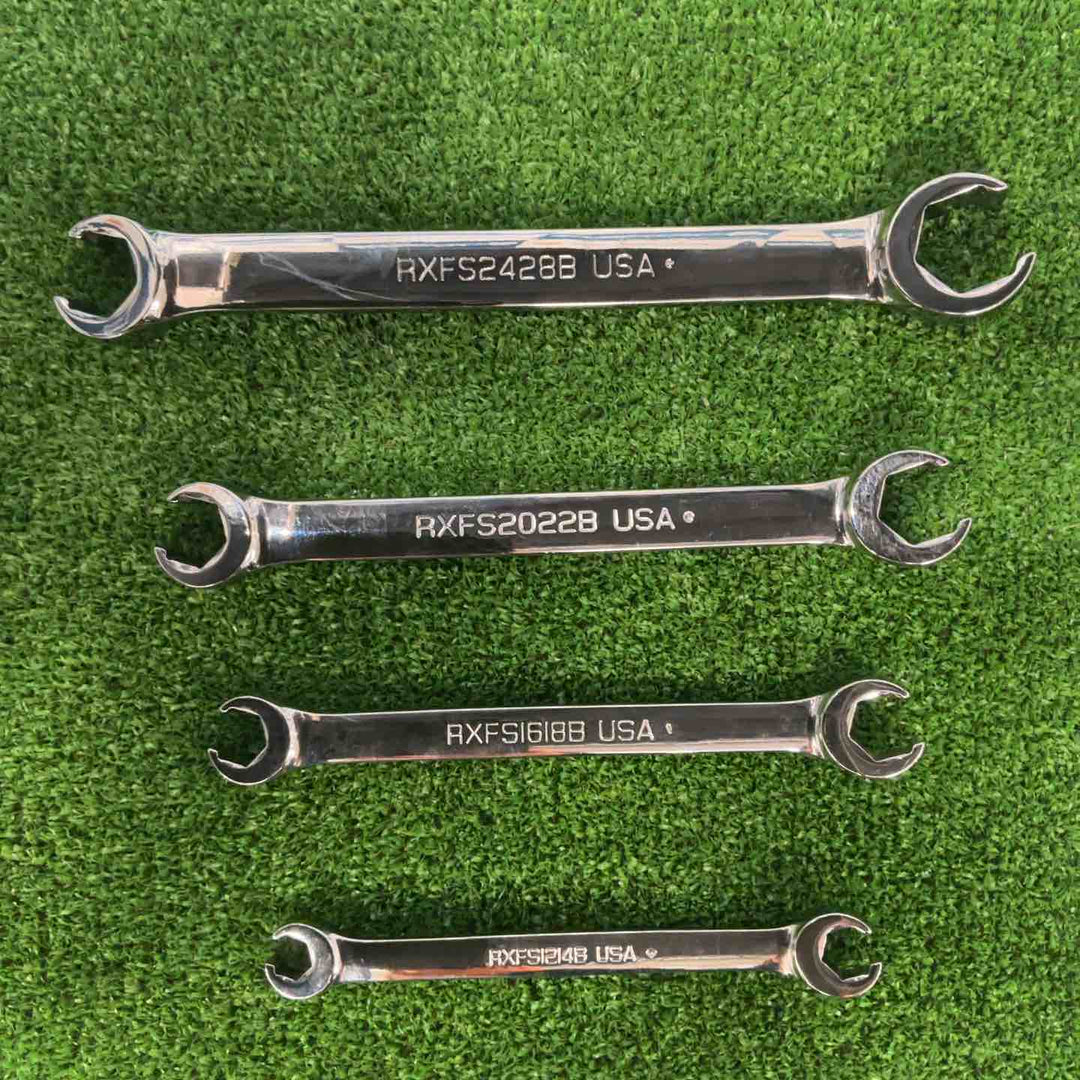 スナップオン Snap-on ダブルエンド フレアナット レンチ 4本セット RXFS1214B/1618B/2022B/2428B【草加店】