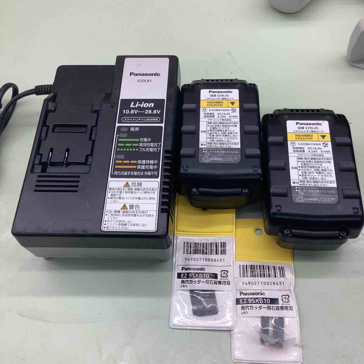 ◇パナソニック(Panasonic) コードレス角穴カッター EZ4543LS2S-B【越谷店】