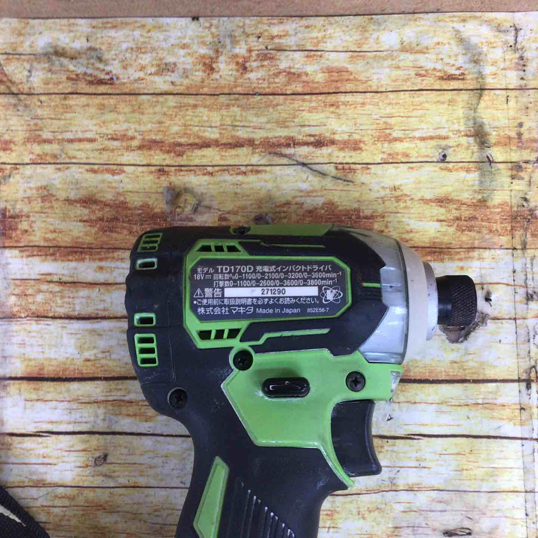マキタ(makita) コードレスインパクトドライバ TD170DRGXL【川崎店】