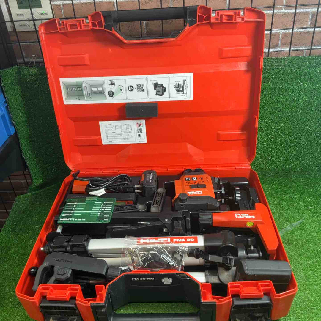 【現状品】 ※動作詳細要確認 ヒルティ (HILTI) グリーン コードレスレーザー墨出し器 フルライン PM30-MG 【藤沢店】