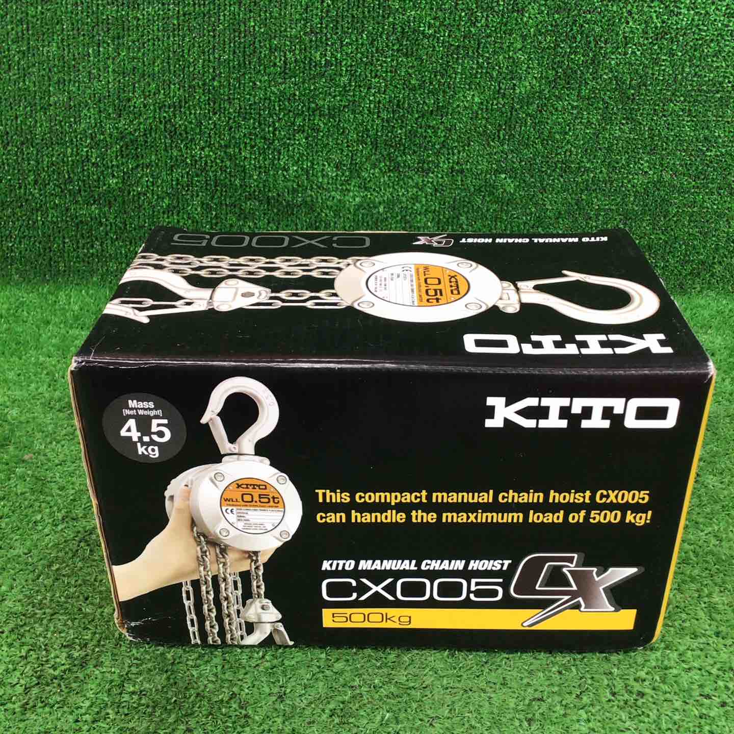 お値下げ！ F【コレ見て！work tools】 KITO/キトー チェーンブロック 1トン 1ton チェンブロック 荷揚 ☆KITO(キトー) チェーンブロック CX005 (CX1A)【川崎店】 – アクト