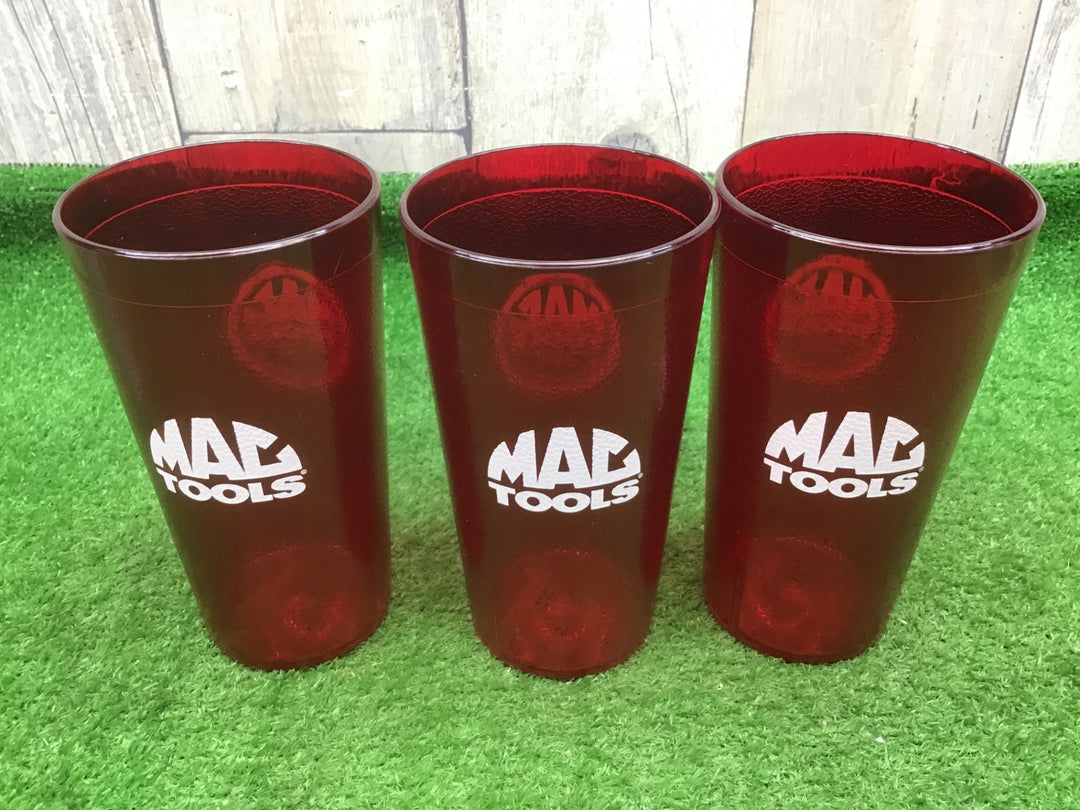 MACTOOLSマックツール　スタッキングタンブラー　16oz.　赤・クリア　6個組【富山店】●BR