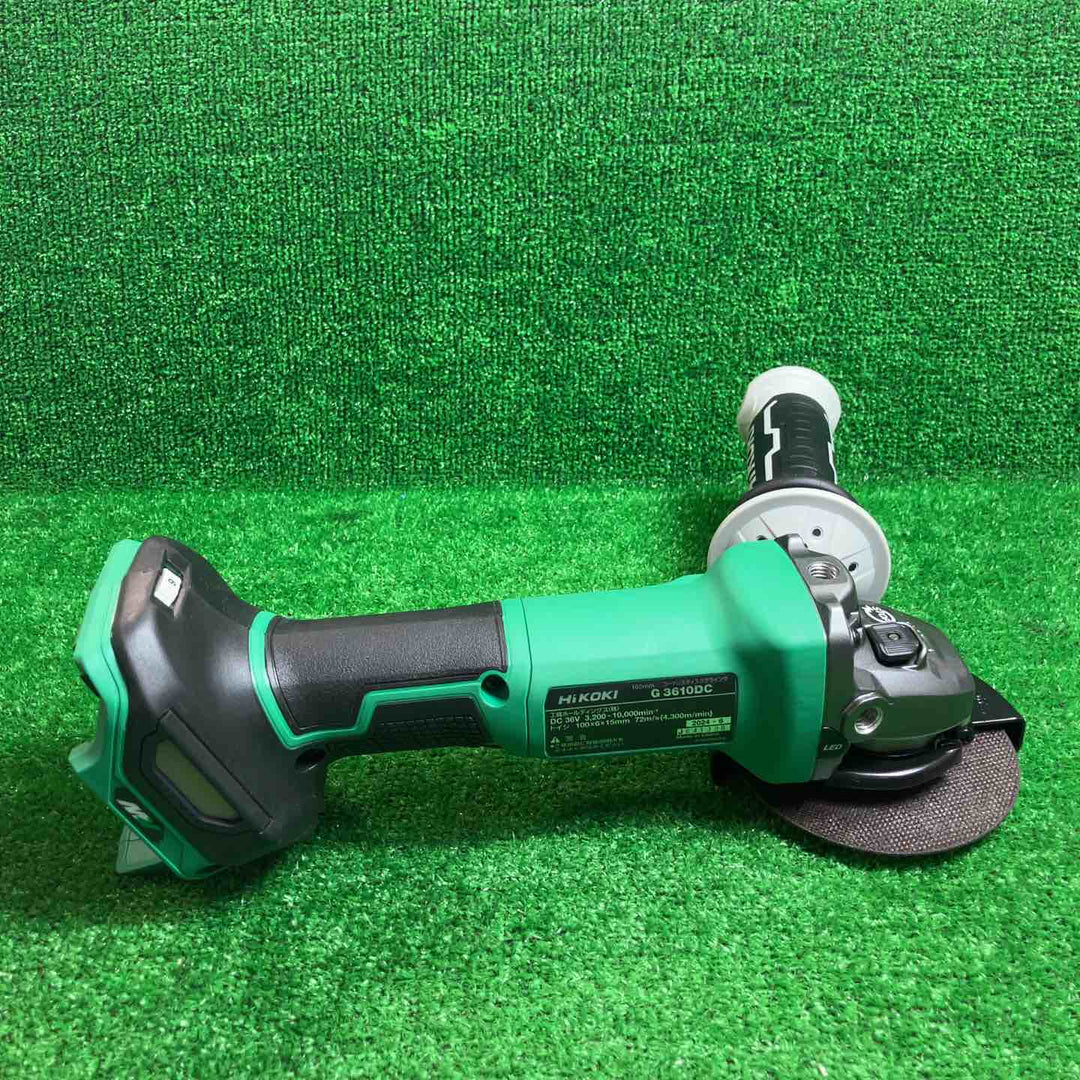 ★ハイコーキ(HIKOKI ※旧:日立工機) 100mmコードレスディスクグラインダ G3610DC(NN)【川崎店】