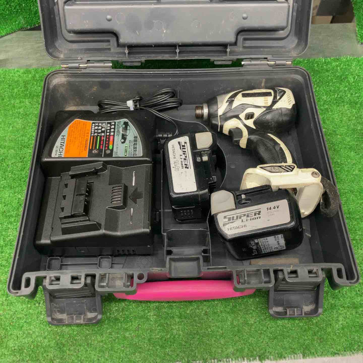 【現状品】 ハイコーキ/HIKOKI コードレスインパクトドライバー WH14DBAL(2LSCK)(W) 【桶川店】